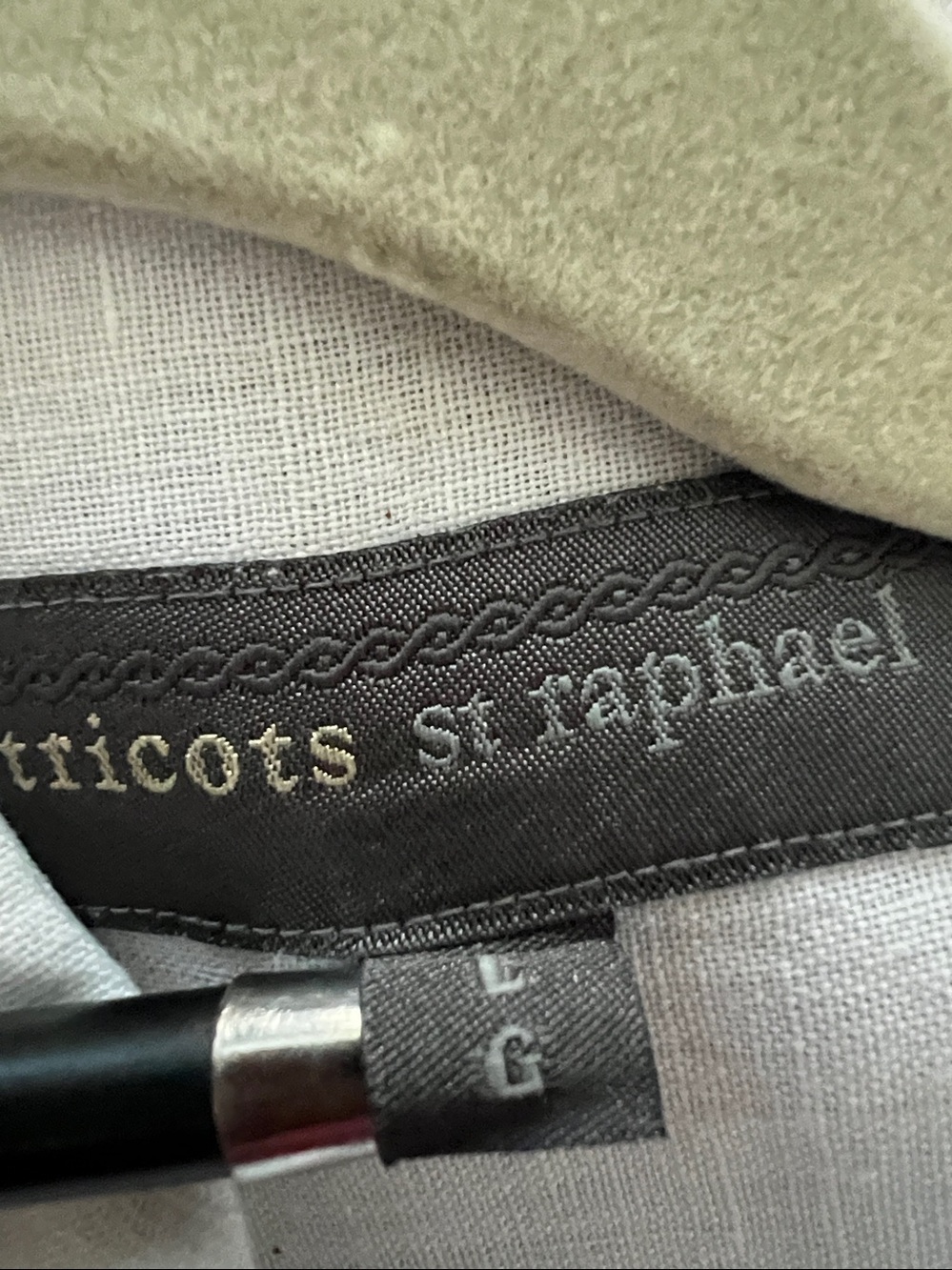 White 100% Linen Long Sleeve Button Up - Picture 8 of 8